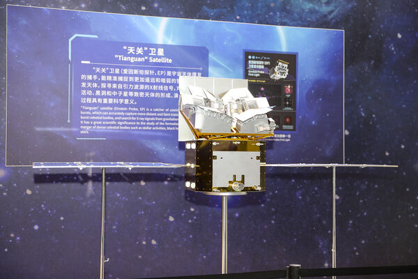 ▲大陸天關衛星模型。（圖／CFP）