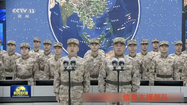 ▲▼ 2026.2.10，中共中央軍委主席習近平在北京八一大樓與全軍視訊，春節期間視察，強調全軍戰備不停歇。            。（圖／翻攝 央視新聞聯播）