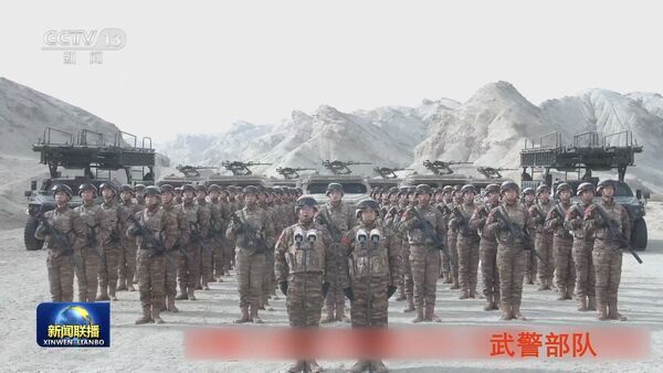 ▲▼ 2026.2.10，中共中央軍委主席習近平在北京八一大樓與全軍視訊，春節期間視察，強調全軍戰備不停歇。            。（圖／翻攝 央視新聞聯播）