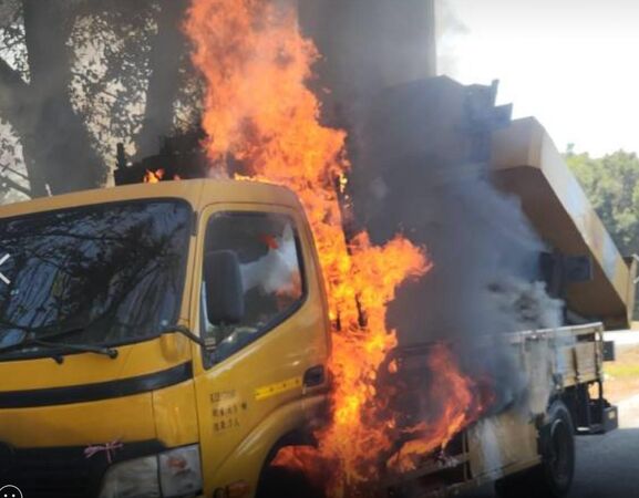 ▲彰化接連發生火燒車意外。（圖／民眾提供）