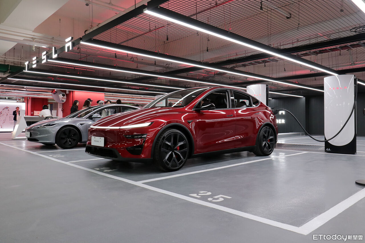 ▲特斯拉車主「限時3天免費充電」！台北大巨蛋超充站啟用推優惠。（圖／記者張慶輝攝）