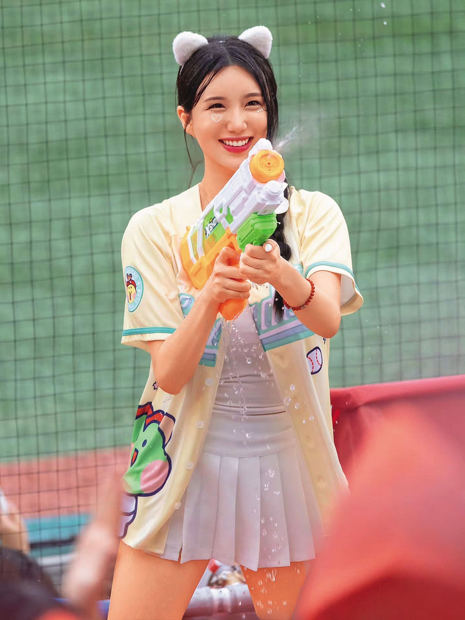 金賢姈身材火辣，被韓國粉絲封為「最辣應援代表」。	（翻攝自金賢姈IG）