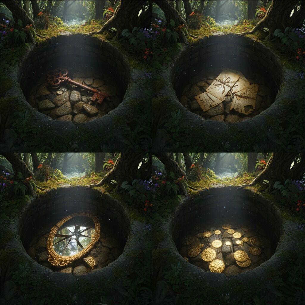 ▲一口枯井「測你過年前財運」！選這物爆發力飆95%。（圖／命運好好玩授權提供）