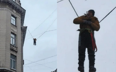 清潔工屋頂墜樓「被高壓電線接住」　肉身掛6層樓高空絕望求救