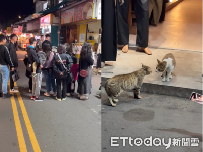 羅東夜市爆衝突！眾人圍觀錄影　網友見真相笑出來：必須抱緊