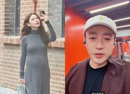 ▲馬筱梅回台待產。（圖／翻攝自微博）