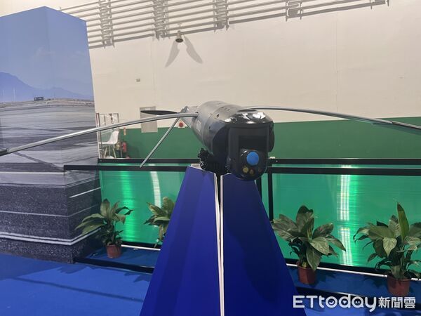 ▲反裝甲攻擊型無人機「ALTIUS-600M型」。（圖／記者蘇靖宸攝）