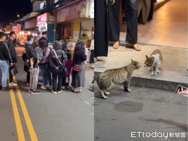 羅東夜市爆衝突，真實情況笑出來。（圖／Threads@88younghaoo提供）