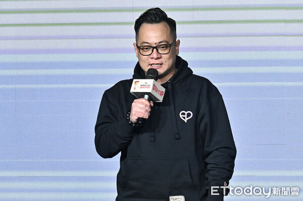 ▲▼基隆市議會議長童子瑋出席FIBA籃球世界盃資格賽第二階段中華隊賽前記者會。（圖／記者李毓康攝）