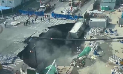 上海地鐵工程坍塌！　「巨大天坑」吞沒工寮人群奔逃