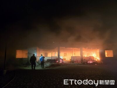 赤柯山暗夜大火！農場60年木造老屋1小時燒光　屋主哭喊：都沒了