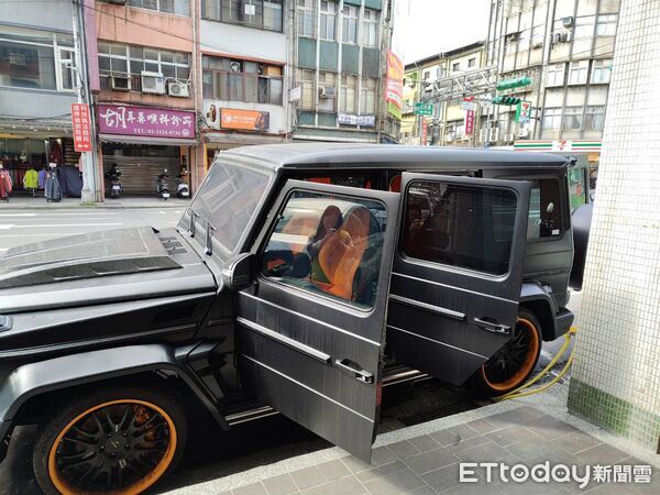 ▲詐團愛車法拍！賓士G63越野車2／25基隆競標。（圖／記者郭世賢翻攝）