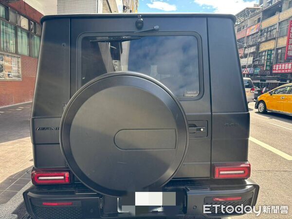 ▲詐團愛車法拍！賓士G63越野車2／25基隆競標。（圖／記者郭世賢翻攝）