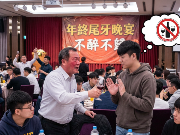 尾牙整桌「八九年級都不喝酒」前輩傻眼問　眾人揭真相：不是不喝