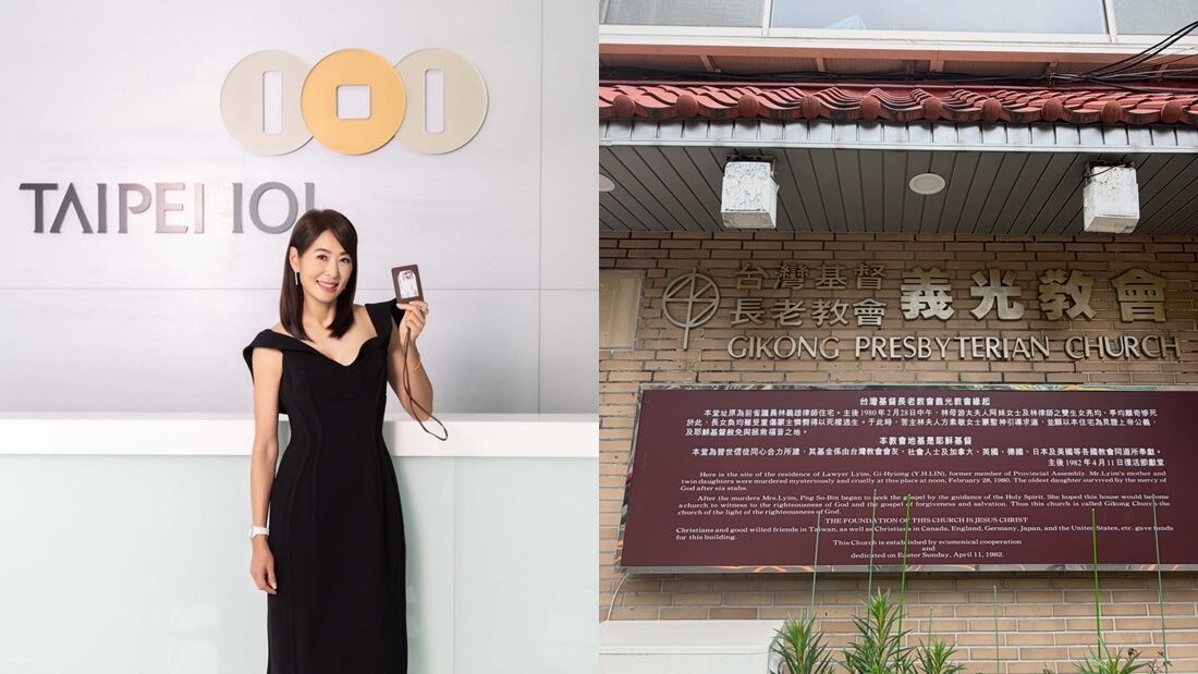 ▲賈永婕獨自前往義光教會。（圖／翻攝自Facebook／賈永婕的跑跳人生）