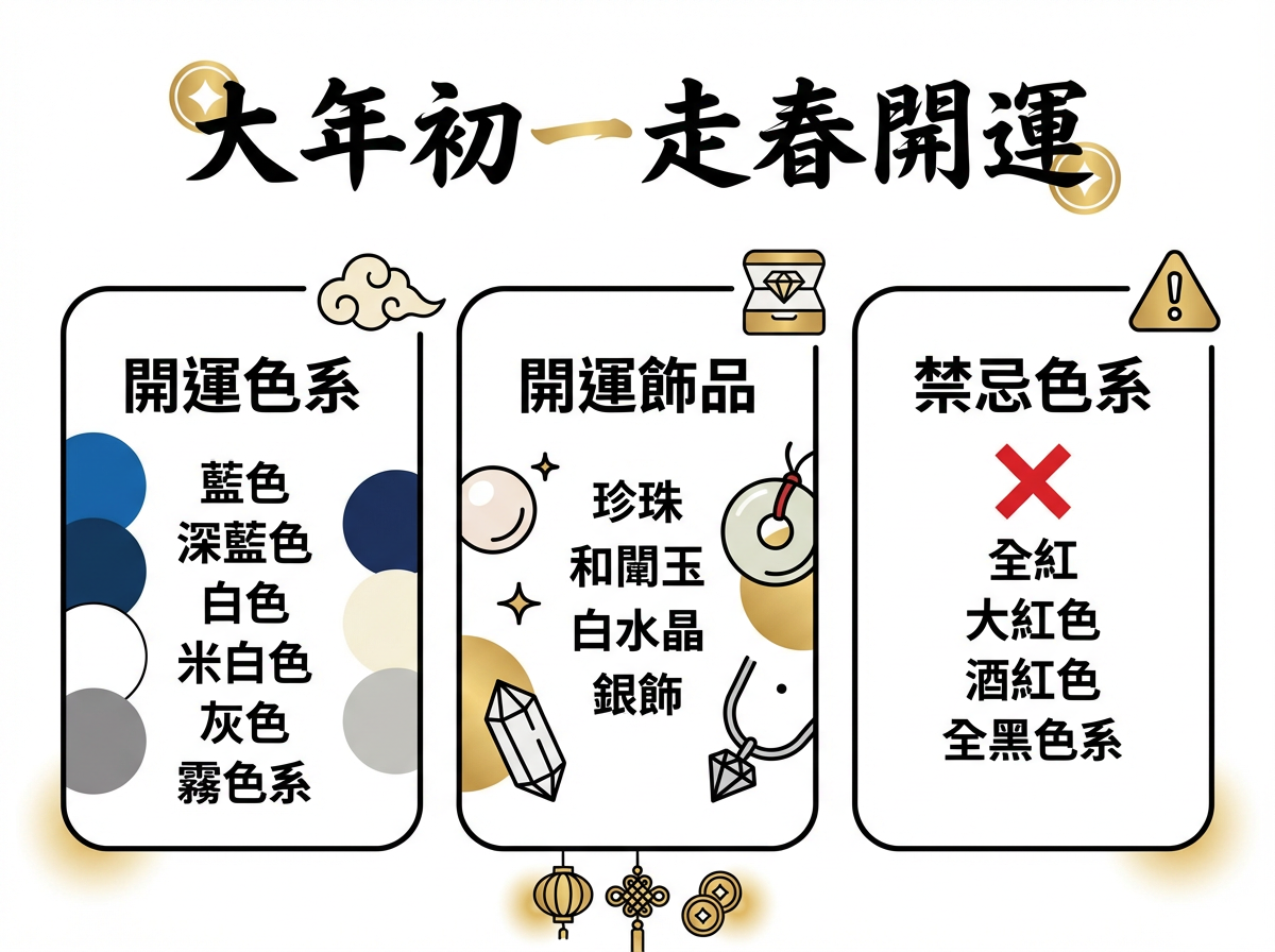 ▲初一開運     。（AI協作圖／記者陳美伶製作，經編輯審核）