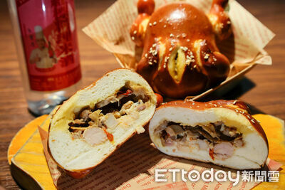 春寒補體新吃法　經典麻油雞化身創意麵包飄香上市