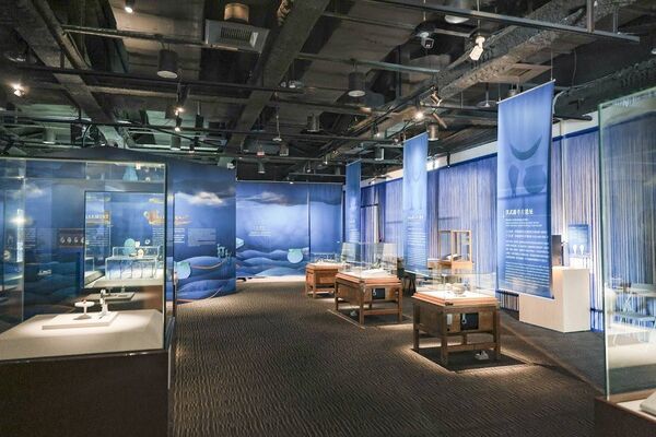 ▲▼蘭陽博物館展出的故宮國寶肉形石等文物。（圖／蘭陽博物館提供，下同）