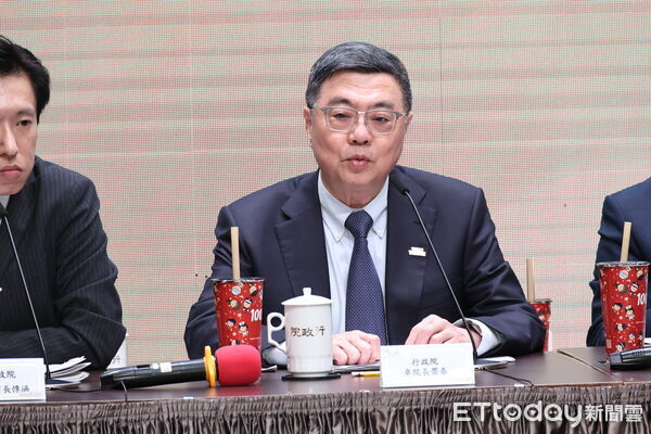▲▼台美關稅記者會-卓榮泰 。（圖／記者黃克翔攝）