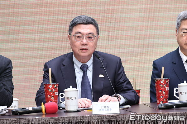 ▲▼台美關稅記者會-卓榮泰   。（圖／記者黃克翔攝）