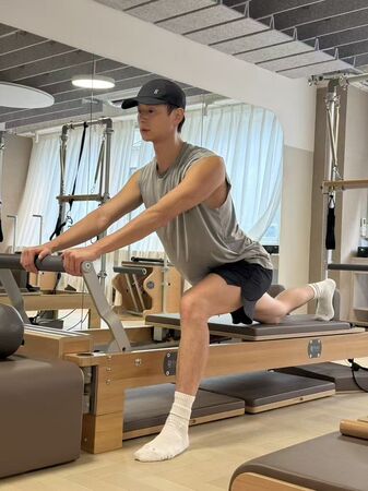 ▲楊謹華、劉以豪、張軒睿、温貞菱為健身房代言。（圖／虎鐵健身X器械皮拉提斯提供）