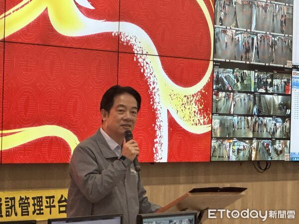 ▲▼總統賴清德視察春節疏運。（圖／記者李姿慧攝）