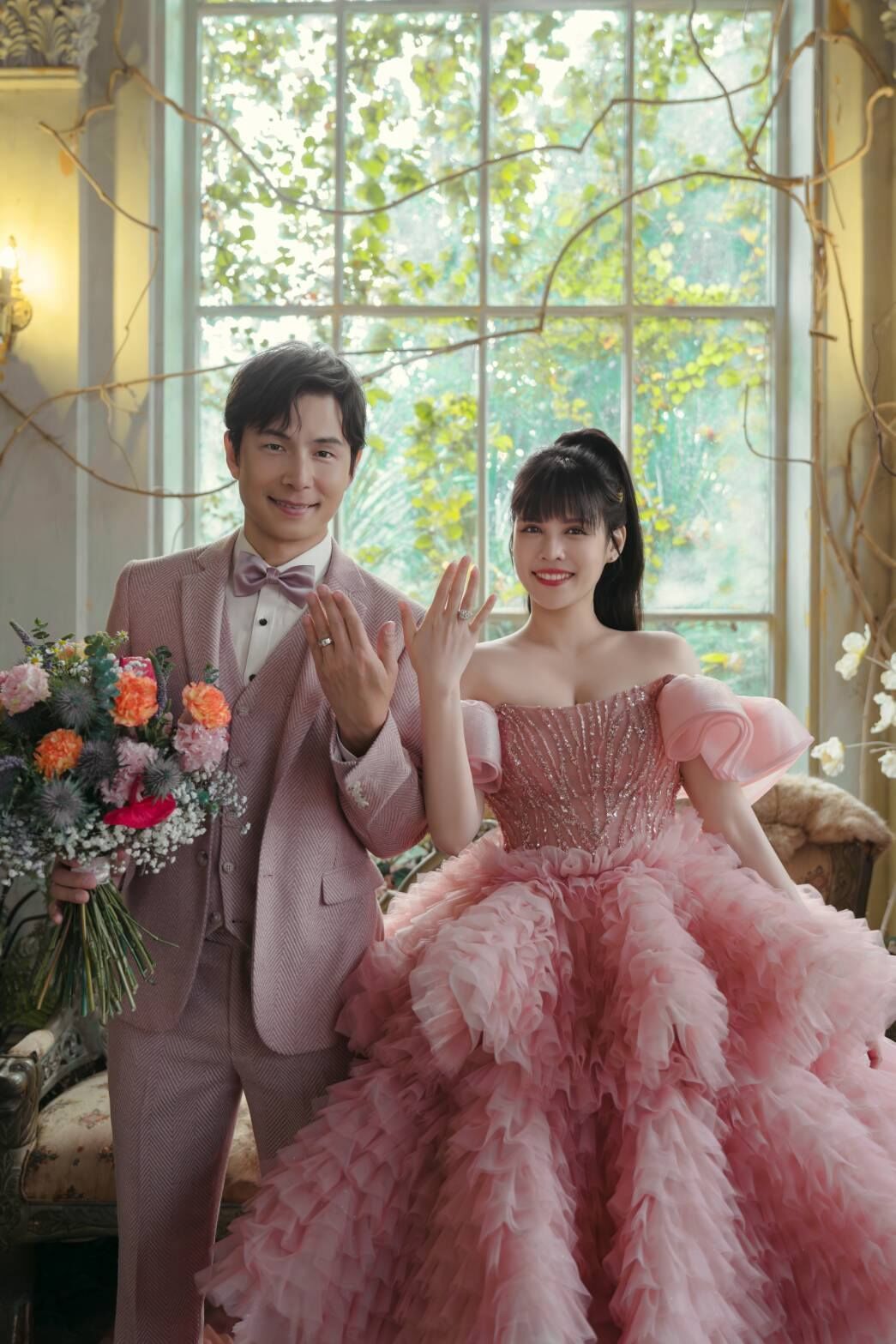 ▲▼孫協志、夏宇童2／14補辦婚宴。（圖／翻攝臉書／夏宇童）