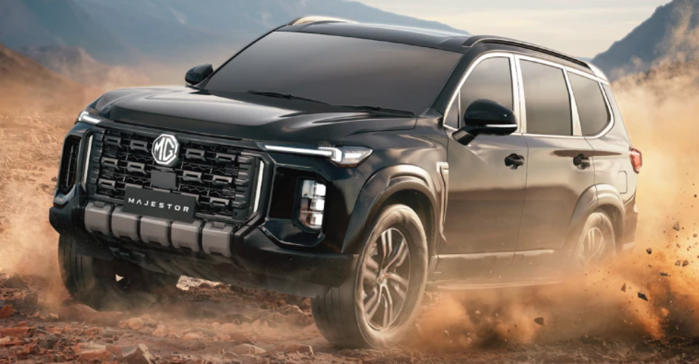 ▲MG於印度發表全新旗艦代表7人座。（圖／翻攝自MG）