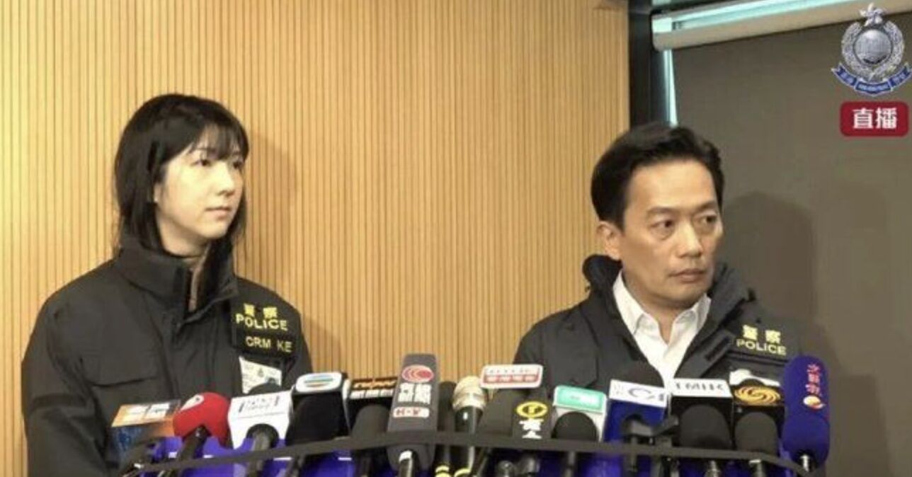 ▲鄔凱寧在破案記者會上描述案情經過。（圖／翻攝上游新聞）