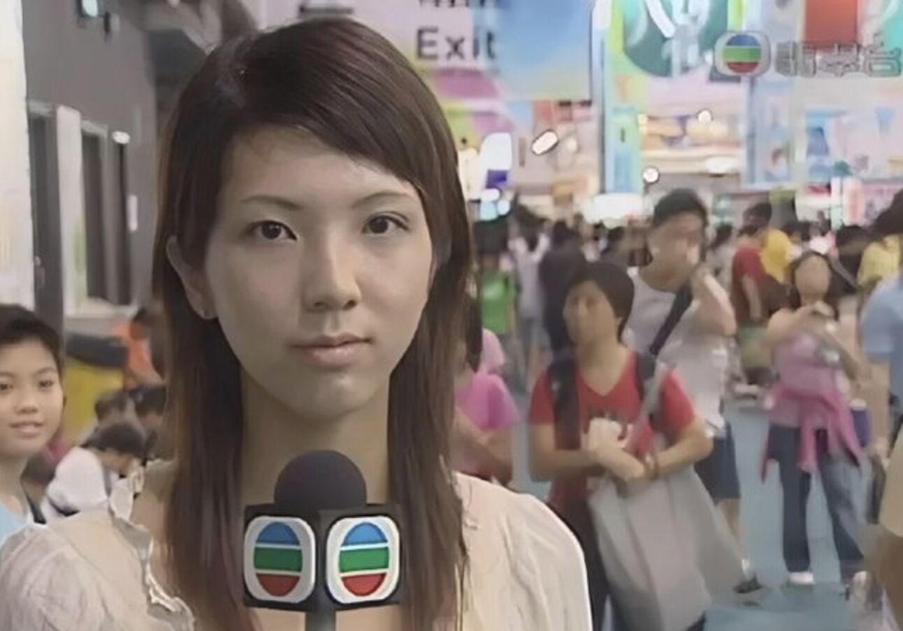 ▲鄔凱寧在記者生涯出道時的青澀照片。（圖／翻攝上游新聞）