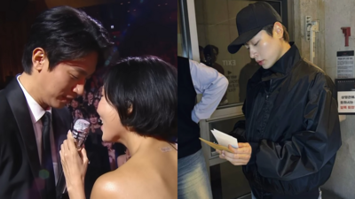 朴正民大方認了！穿著華莎送的衣服跑行程　韓網嗨翻：這對太好嗑