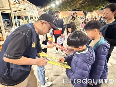 東警前進微光市集宣導　捍衛兒童身體自主權