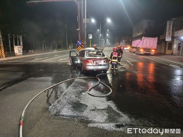 ▲▼台中死亡車禍。（圖／記者李陳信德翻攝）