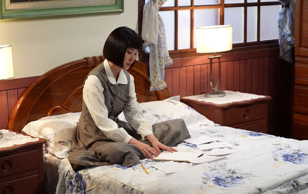 ▲何宜珊劇中好不容易懷孕卻是空歡喜一場。（圖／台視提供）