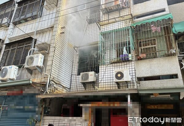 ▲高雄楠梓一棟民宅發生氣爆。（圖／記者許宥孺翻攝）