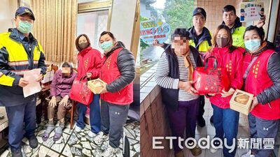 春節前夕暖心行動　金山警攜手社福團體關懷獨老