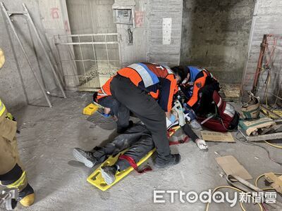 快訊／小年夜工安意外！台南工人「疑遭砸傷」　頭部重創無呼吸心跳