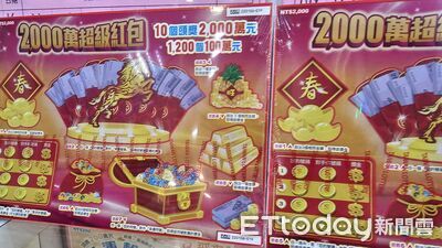 2000萬刮刮樂第3張開出　新北土城20歲房仲抱走