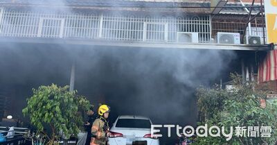 快訊／除夕驚傳爆裂聲！台南玉井民宅火警　1樓全面燃燒2人受困