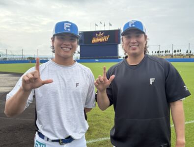 火腿暖送行　古林睿煬、孫易磊今返台準備報到中華隊