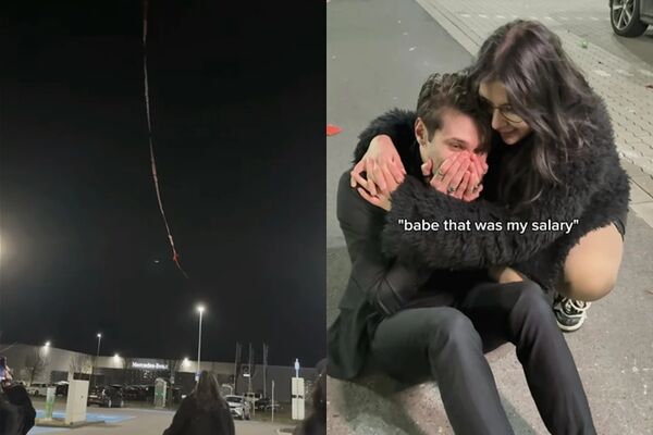 ▲▼送女友「6萬鈔票氣球」手滑飛上天。（圖／翻攝自IG／＠hyoga）