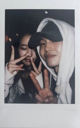 ▲喜珗、琇濱情人節放閃，合照曝光。（圖／翻攝自喜珗IG）