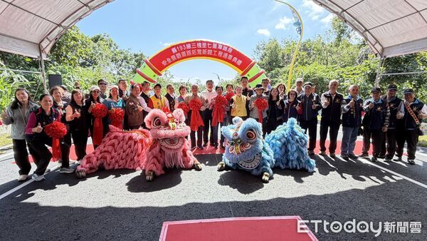 ▲▼「縣193線三棧至七星潭路段安全景觀道路拓寬新闢工程」在各界的見證下舉行通車典禮。（圖／花蓮縣政府提供，下同）
