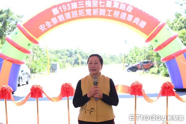 ▲▼「縣193線三棧至七星潭路段安全景觀道路拓寬新闢工程」在各界的見證下舉行通車典禮。（圖／花蓮縣政府提供，下同）