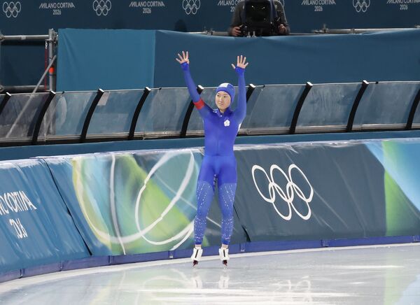 ▲競速滑冰選手陳映竹在米蘭科爾蒂納冬季奧運女子競速滑冰500公尺賽事中，以37.914秒並列第11名。（圖／中華奧會提供）