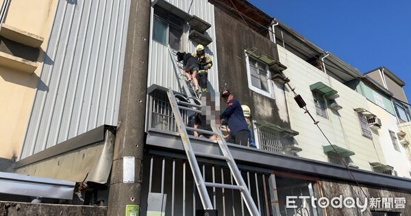 ▲▼台南火警             。（圖／記者林東良翻攝）