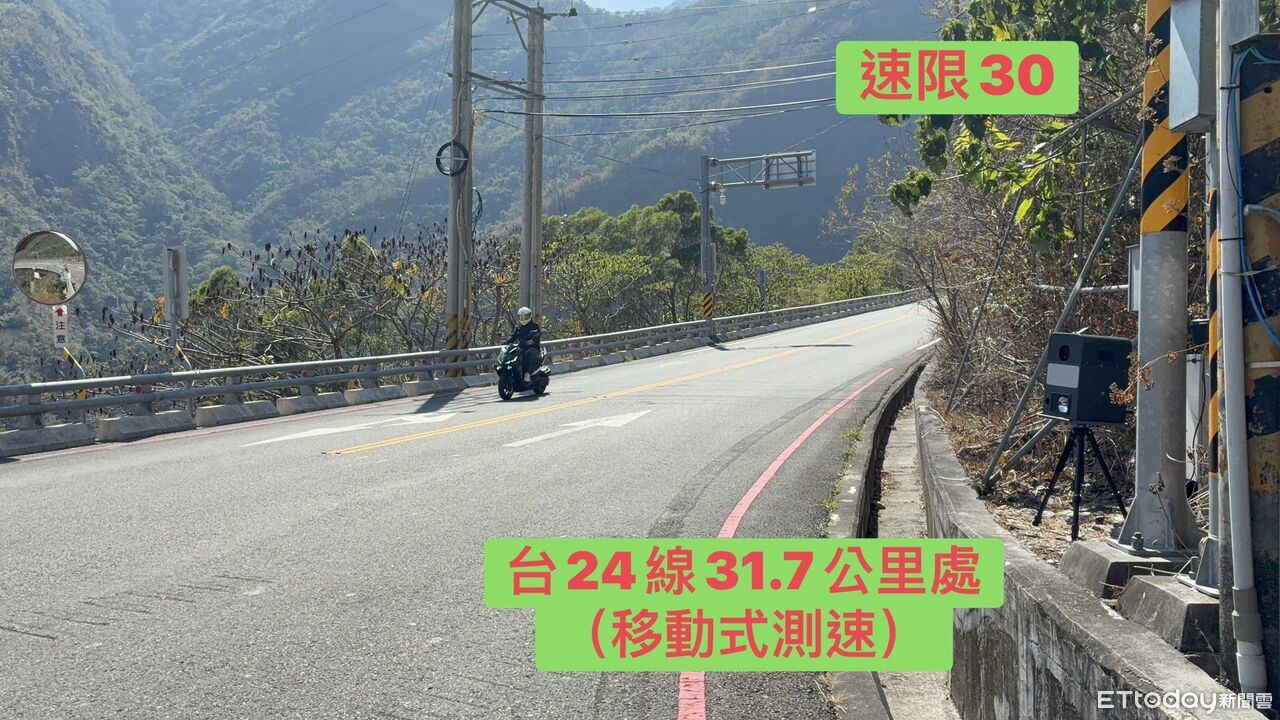 廣播+立牌+口頭提醒!台24線3處測速照相 別跟荷包過不去