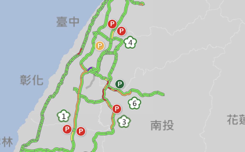 ▲▼國道上午湧車潮。（圖／高公局提供）