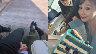 「台大五姬」吳依潔結婚12年難得放閃! 甜曬十指緊扣照