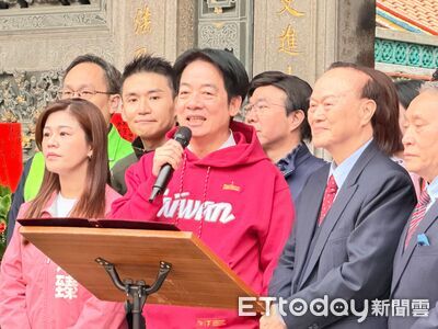 初一參拜龍山寺　賴清德喊話朝野：開議趕快通過國防預算、總預算
